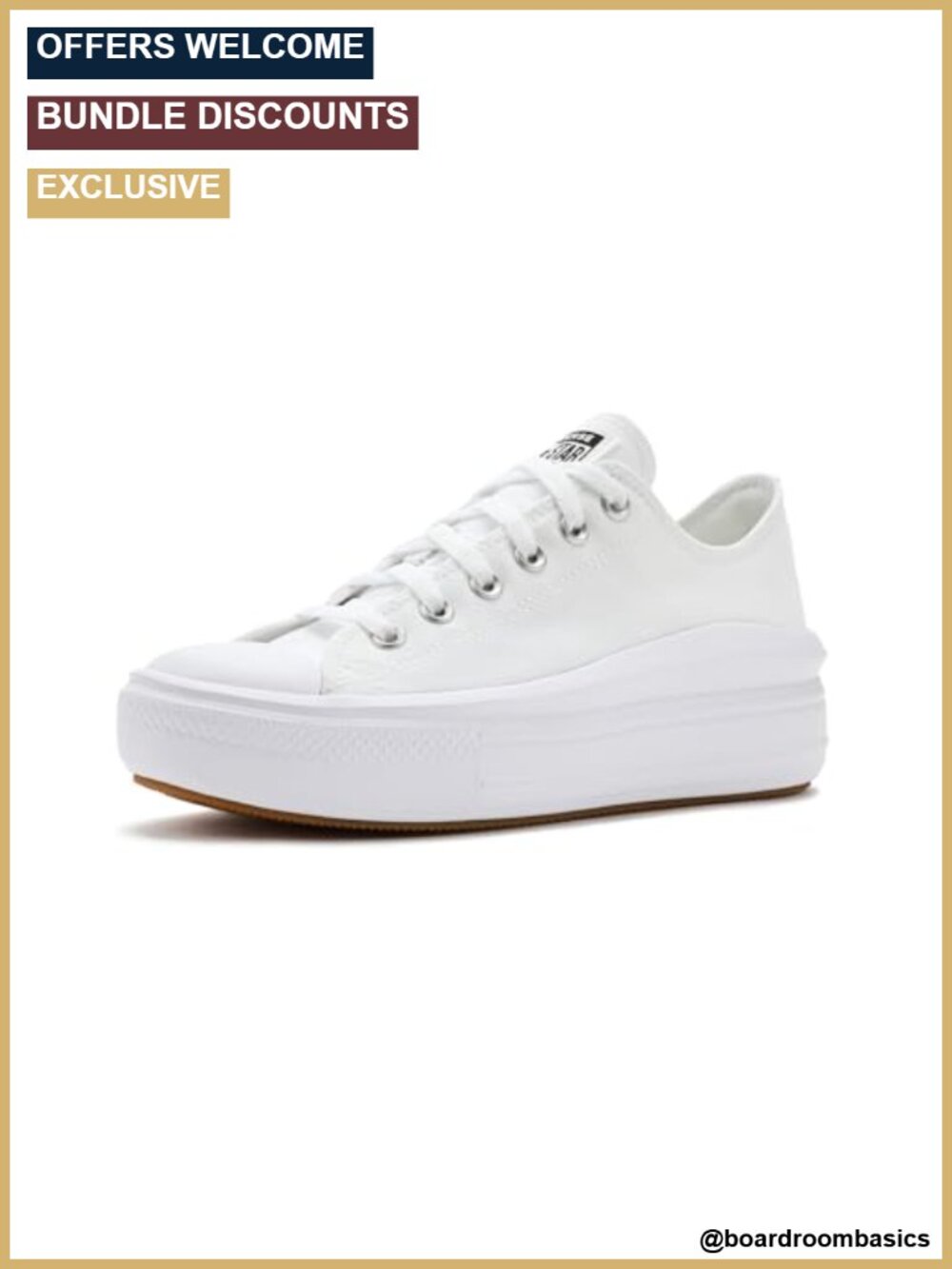 Women's Chuck Taylor All Star Move Canvas Platform Low Top Sneakers